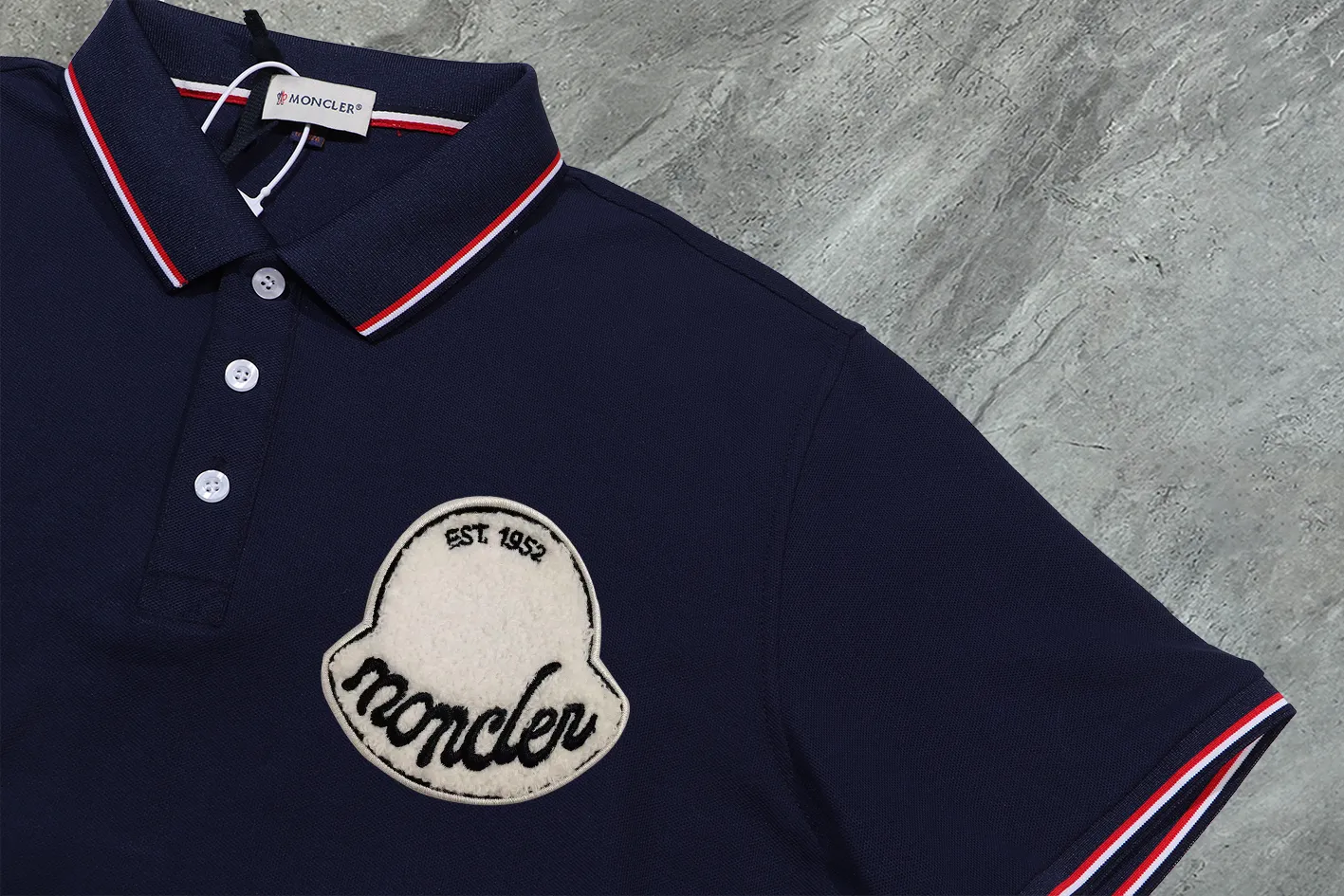 MONCLER~ 2026 New Arrival Quality POLO ， Breathable ， ， ， Quality。 ！ ， ！ LOGO Quality ：Black，White，Gray，Royal Blue Sizes：M~L~XL~2XL~3XL